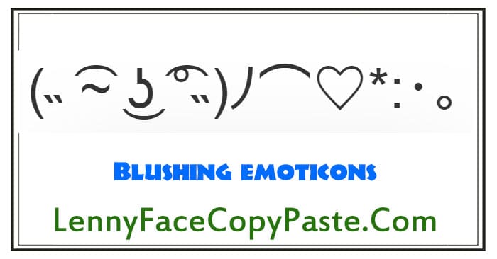 Blushing Emoticons