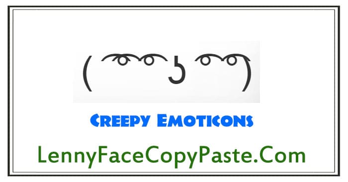 Creepy Emoticons