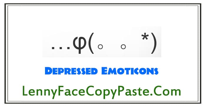 Depressed Emoticons