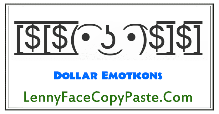 Dollar Emoticons