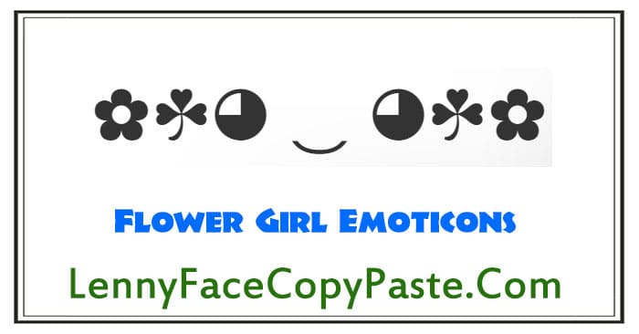 Flower Girl Emoticons