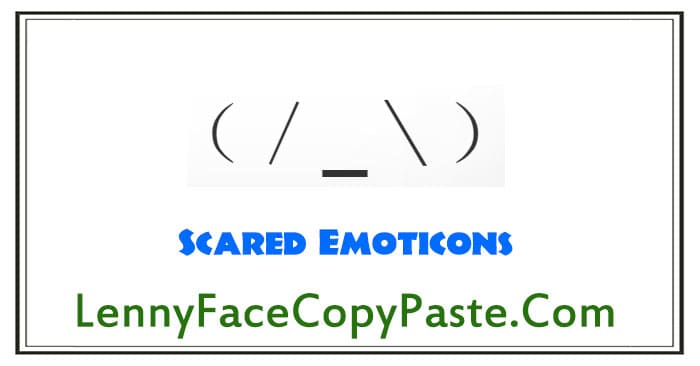 Scared Emoticons