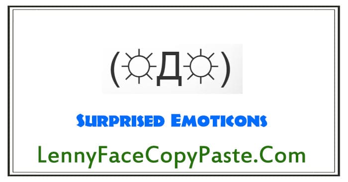 Surprised Emoticons