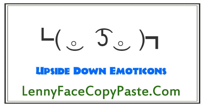 Upside-Down Emoticons