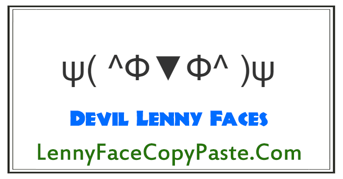 Devil Lenny Faces