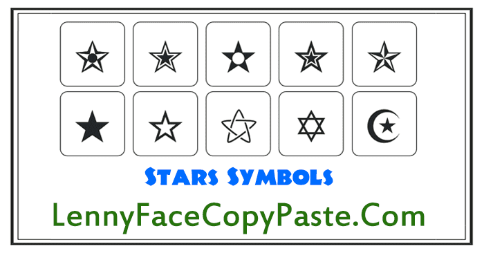 Stars Symbols